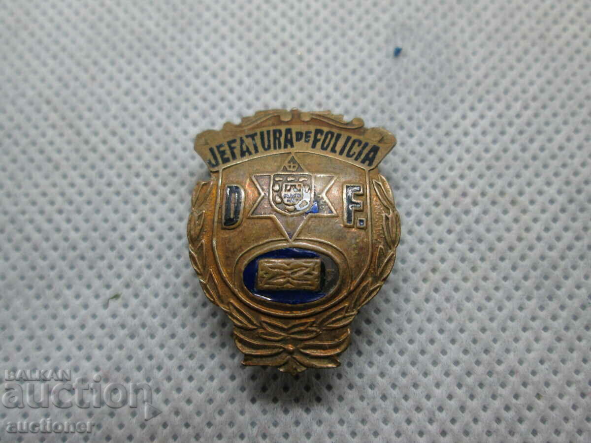 OLD BADGE POLICE DE MEXICO-DE BADGE with price 30.00 BGN | € 15.34 OLD BADGE POLICE DE MEXICO-DE BADGE with price 30.00 BGN | € 15.34