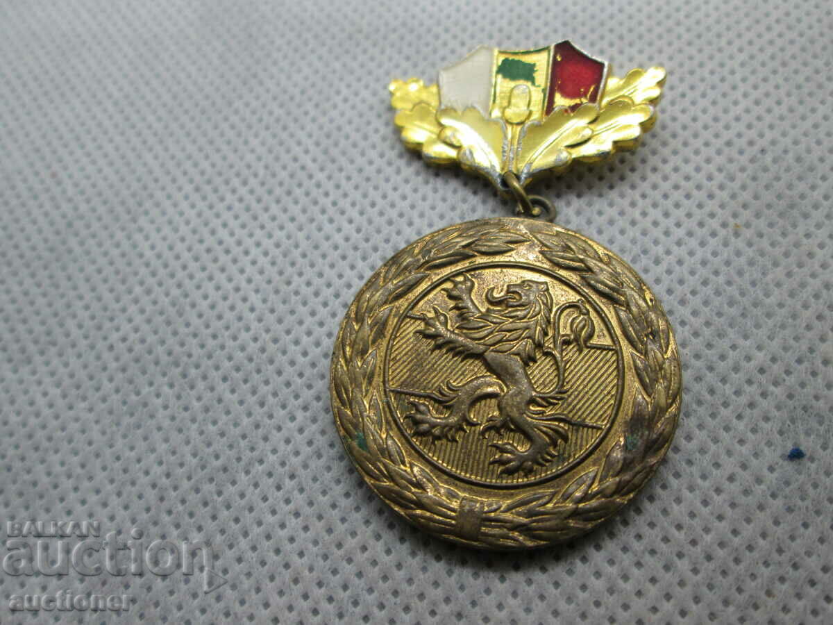 BADGE OF HONOR VETERAN OF THE WARS 1995 BRONZE THREE KINDS OF ENAMEL - 6 BADGE OF HONOR VETERAN OF THE WARS 1995 BRONZE THREE KINDS OF ENAMEL - 6