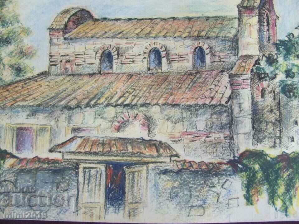 Painting, Pastel with price 45.00 BGN | € 23.01 Painting, Pastel with price 45.00 BGN | € 23.01