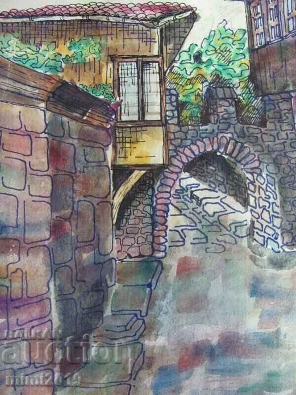 1974 Painting Watercolor Signed - 6 1974 Painting Watercolor Signed - 6