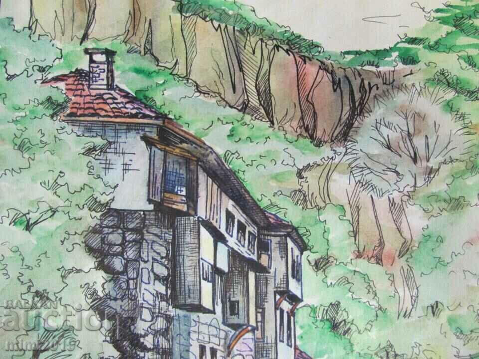 1974 Painting Watercolor Signed - 5 1974 Painting Watercolor Signed - 5