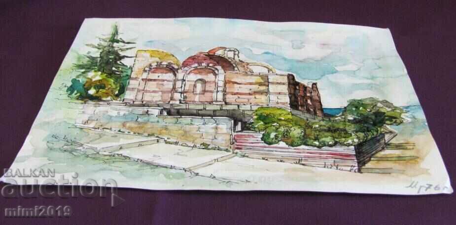 1976 Painting Watercolor Signed - 6 1976 Painting Watercolor Signed - 6