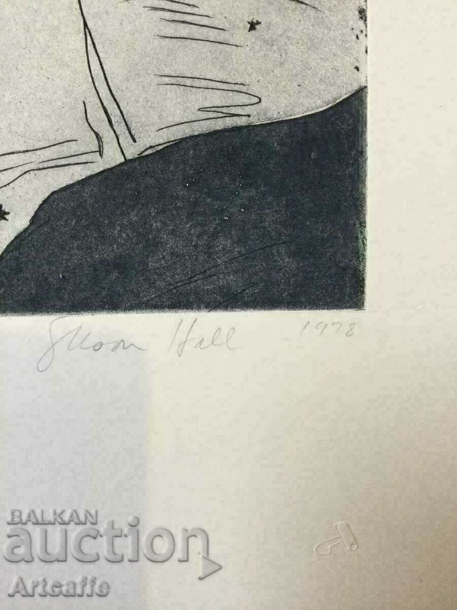 Delivery of Susan Hall aquatint etching Delivery of Susan Hall aquatint etching