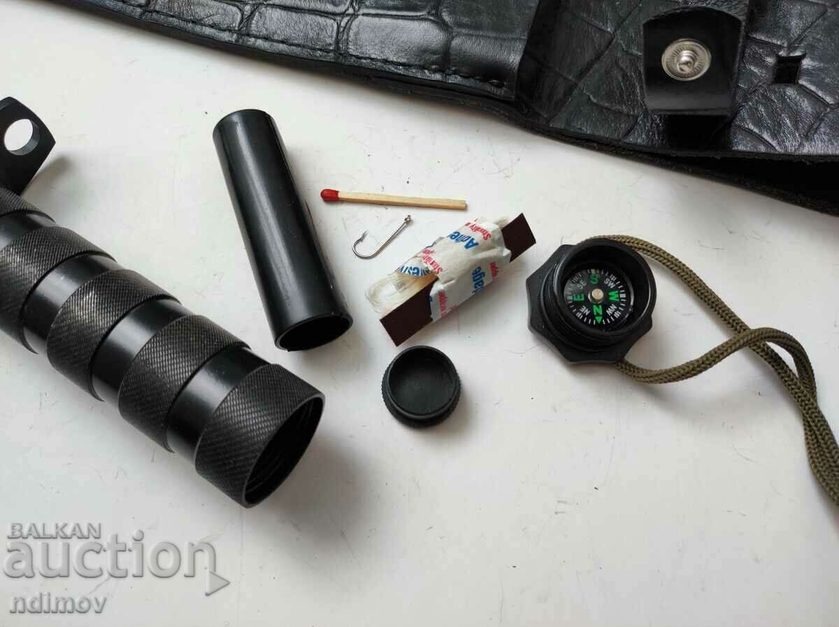 Delivery of 35 cm Large survival knife Metal handle