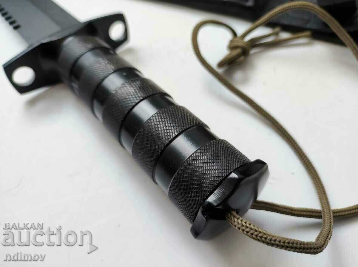 35 cm Large survival knife Metal handle - 5