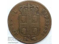 3 centesimi 1842 Italia Sardinia - destul de rar