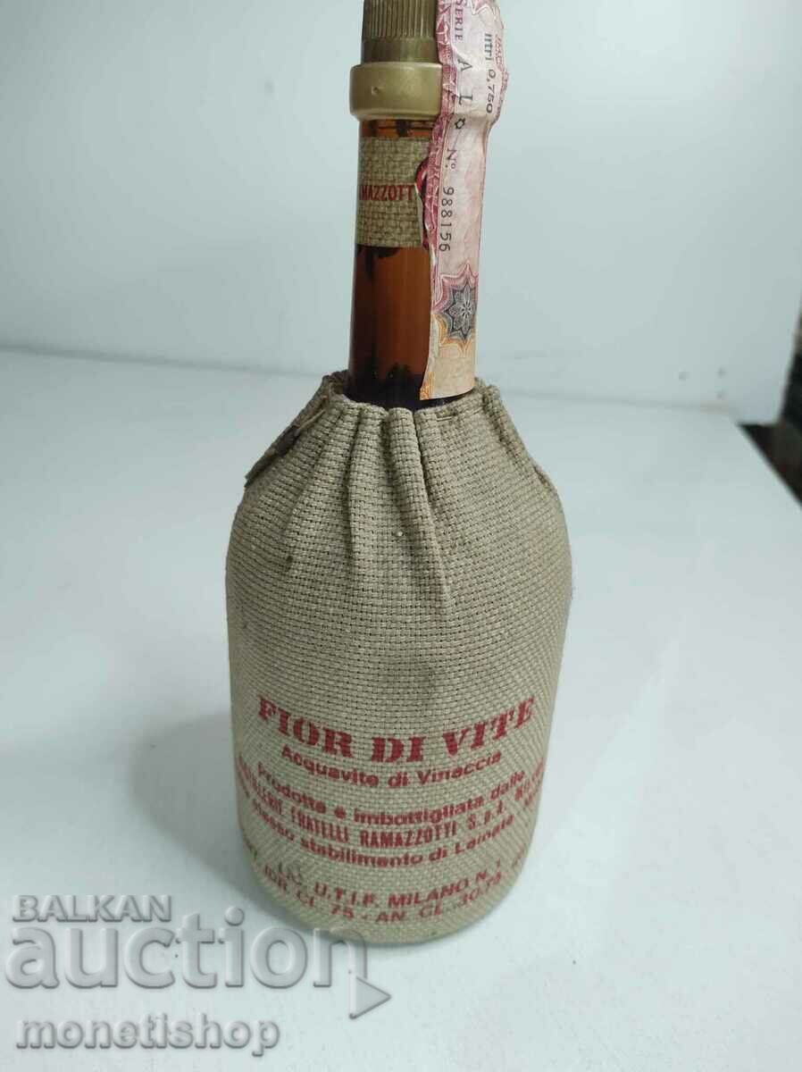 A collector's bottle of Italian Grappa