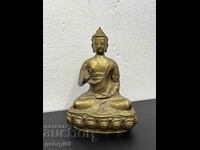 Уникална стара бронзова Буда / будизъм. №4777