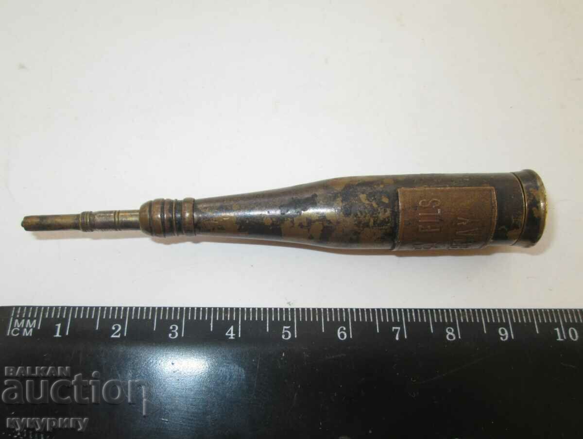 Delivery of Old mini pencil in the shape of a champagne bottle