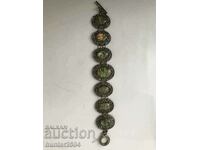 Bratara sidef colorat 18 cm