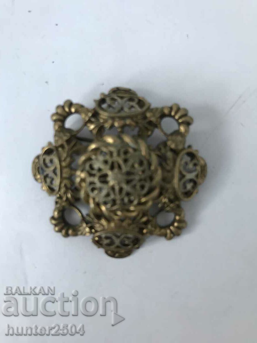 Брошка-3,5 см, бронз