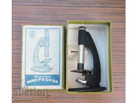 old Russian children's microscope toy perfect with box