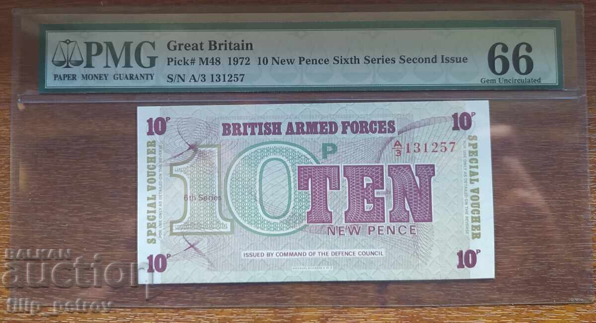 PMG 66 - United Kingdom/British Armed Forces 1972 PMG 66 - United Kingdom/British Armed Forces 1972