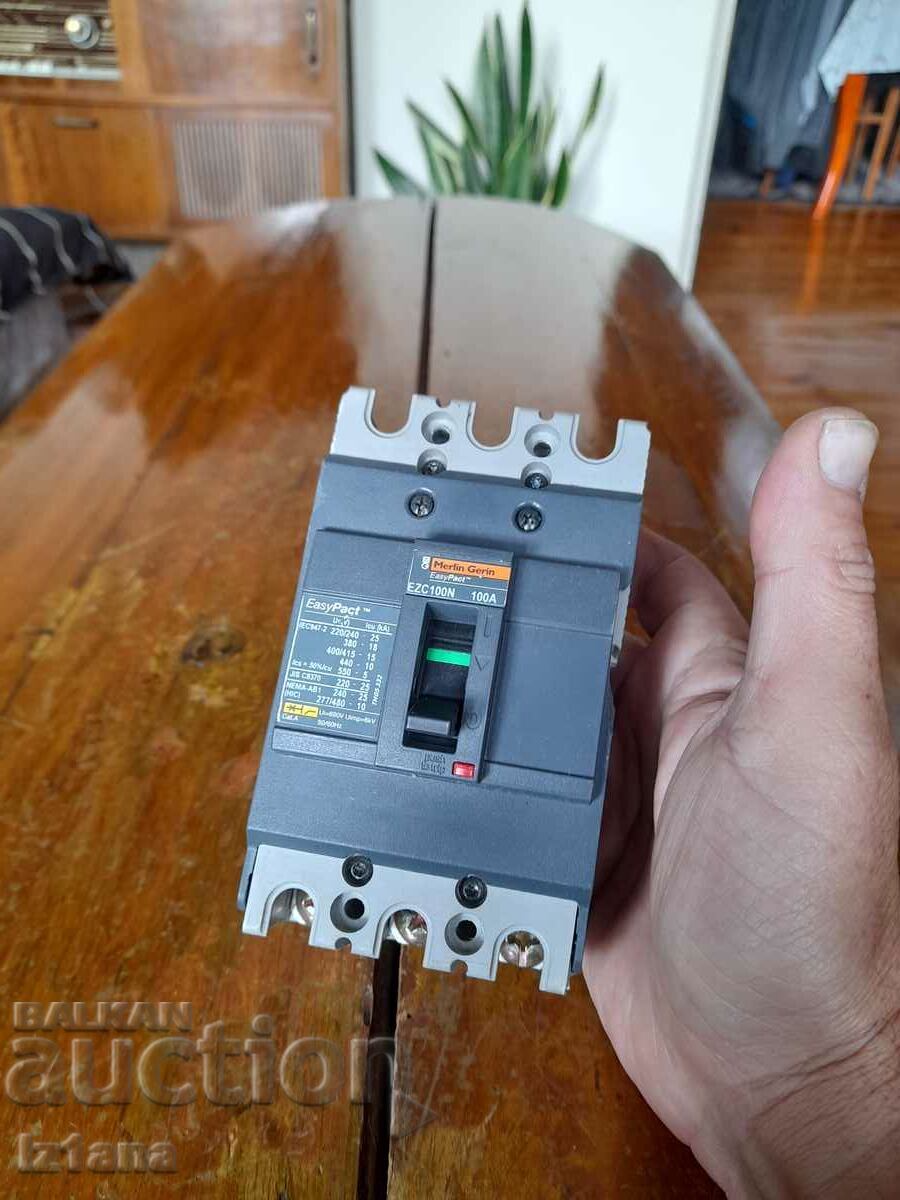 Old switch, switch Merlin Gerin EZN100N 100A with price 80.00 BGN | € 40.90