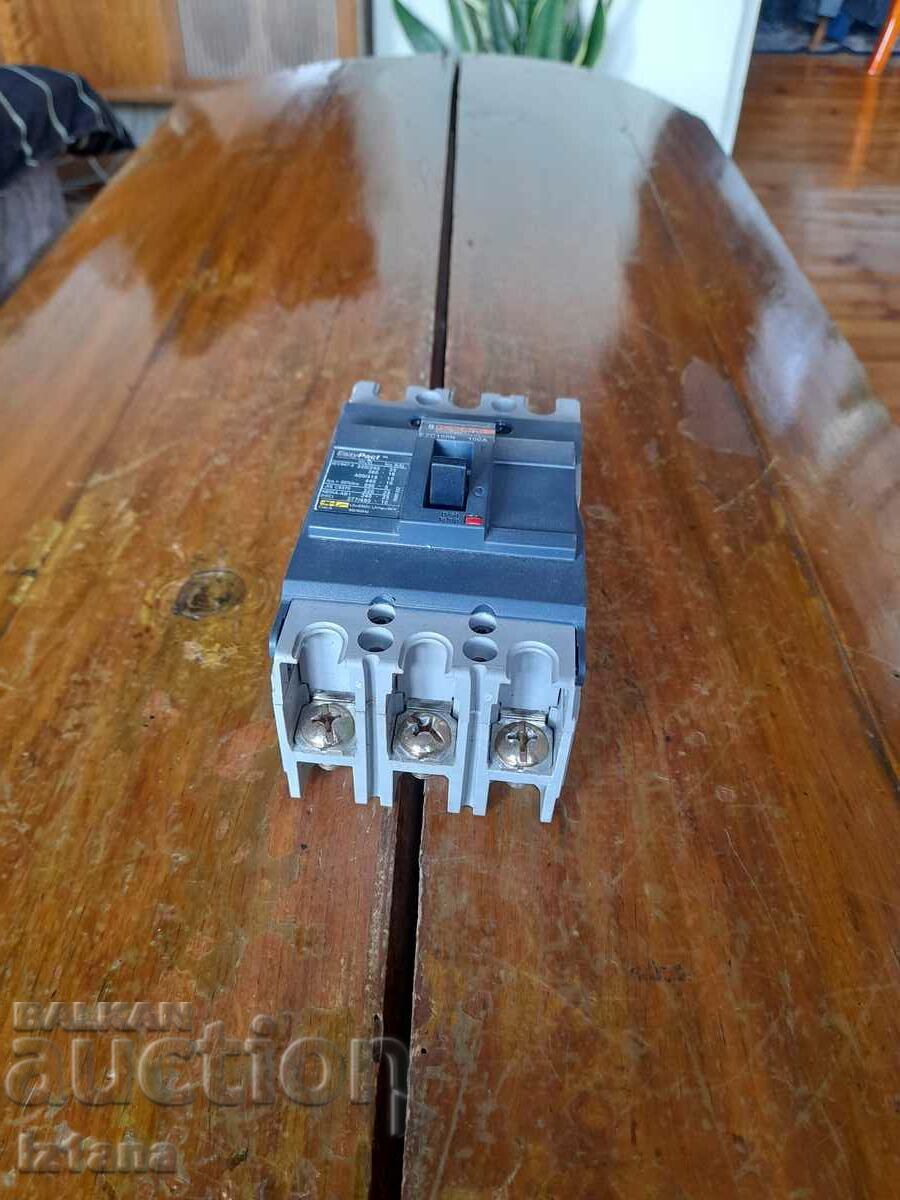 Old switch, switch Merlin Gerin EZN100N 100A