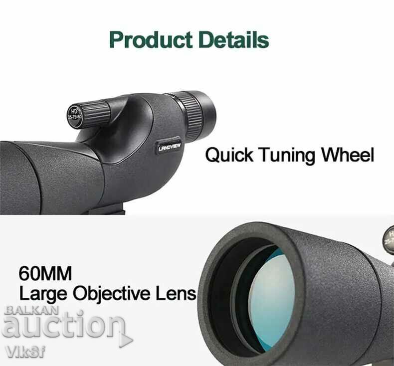Delivery of Binoculars Landview 25-75x60 Sight tube BAK4 FMC Delivery of Binoculars Landview 25-75x60 Sight tube BAK4 FMC