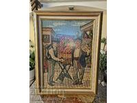 A large very beautiful antique Dutch tapestry