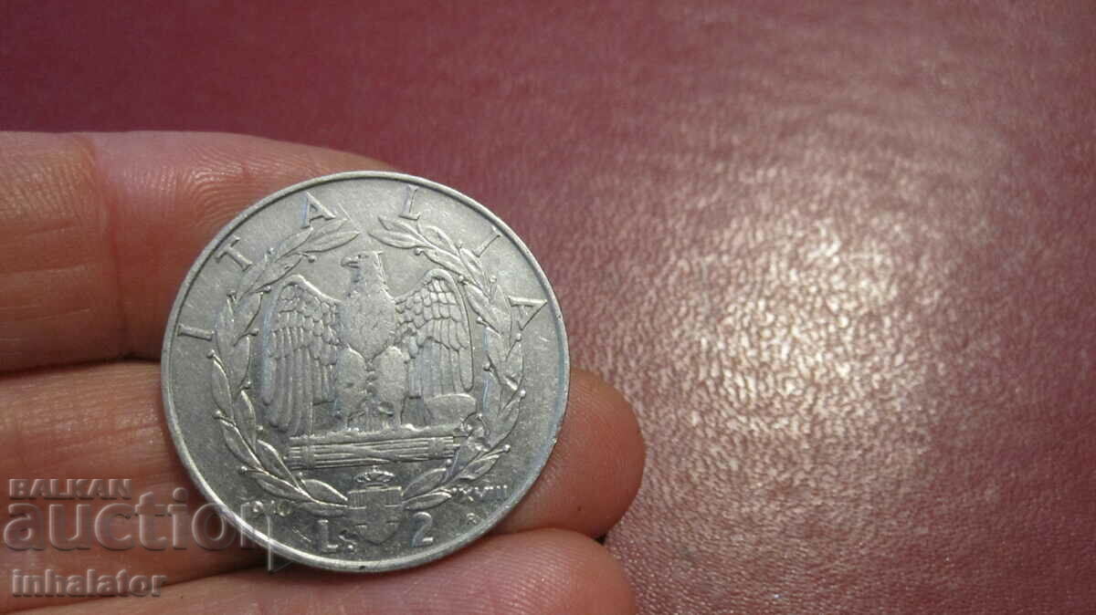 1940 year 2 lire Italy