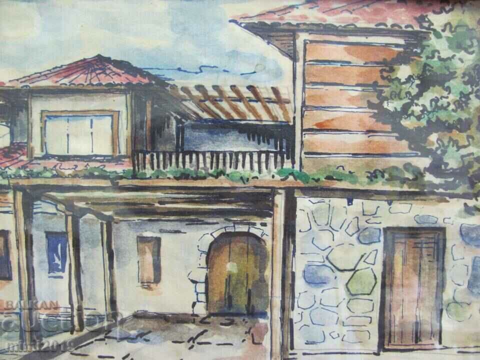 Old Painting Watercolor with price 25.00 BGN | € 12.78 Old Painting Watercolor with price 25.00 BGN | € 12.78