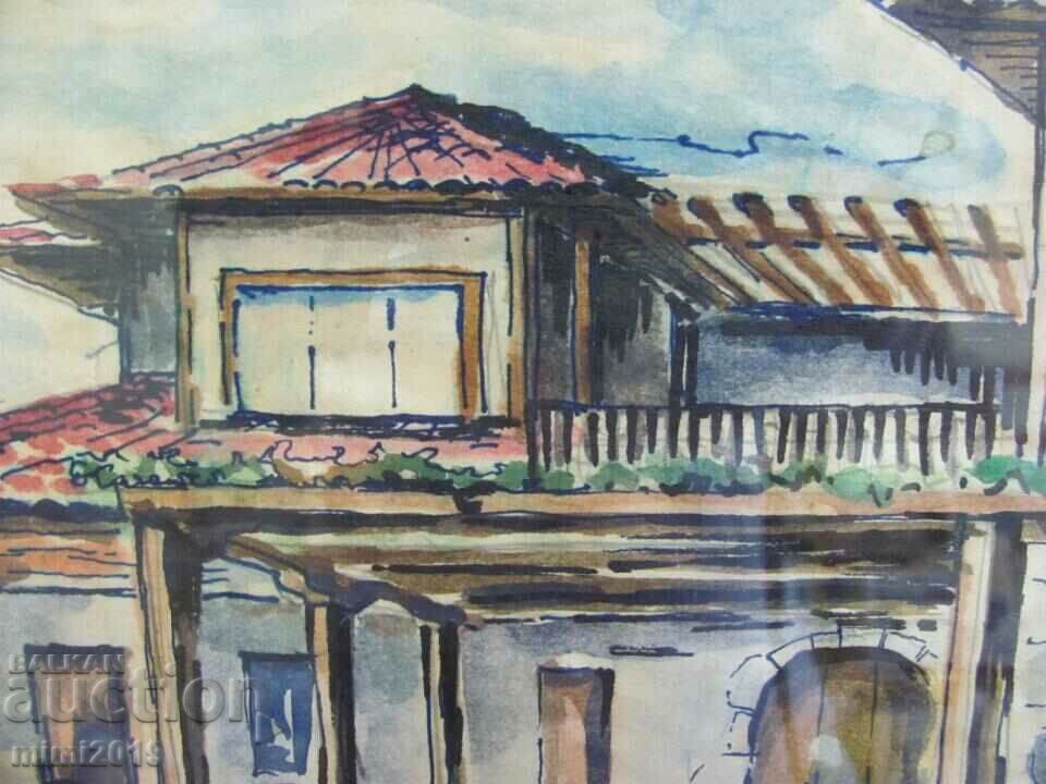 Auction Old Painting Watercolor Auction Old Painting Watercolor