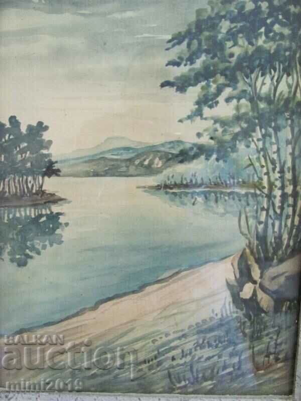 Παλιά ζωγραφική ακουαρέλα με τιμή 27.00 BGN | € 13.80 Παλιά ζωγραφική ακουαρέλα με τιμή 27.00 BGN | € 13.80