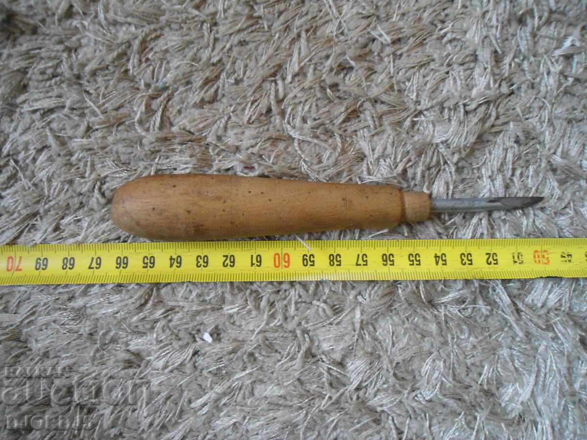 An old carpentry tool, a chisel - 5