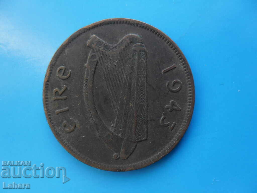 1 pence 1943 Eire with price 4.00 BGN | € 2.05