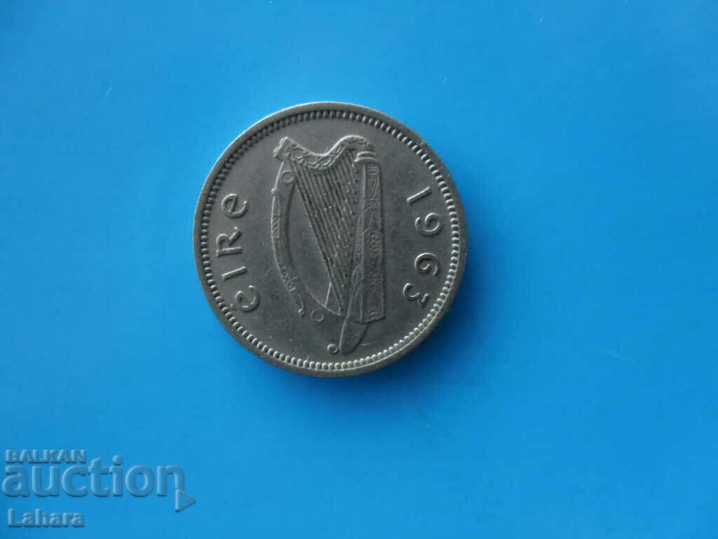 3p 1963 Eire with price 2.50 BGN | € 1.28