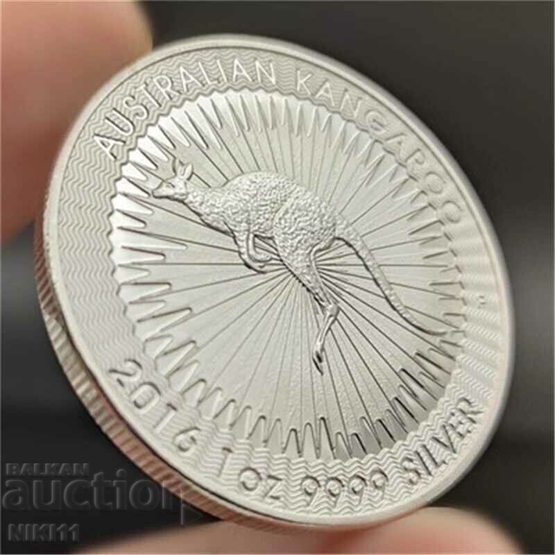 Auction SPEAR Australian Kangaroo Silver Coin 1 oz Auction SPEAR Australian Kangaroo Silver Coin 1 oz