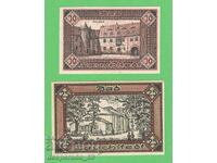 (¯`'•.¸NOTGELD (orașul Bad Lauchstedt) 1921 UNC -2 buc. bancnote