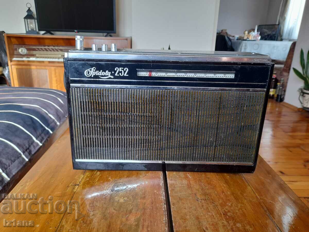 Old radio, radio receiver VEF Spidola 252