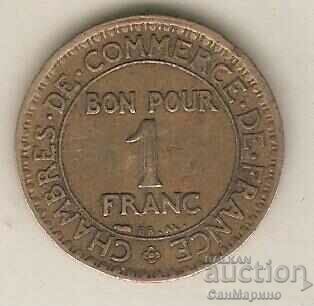 +Франция  1  франк  1923 г.