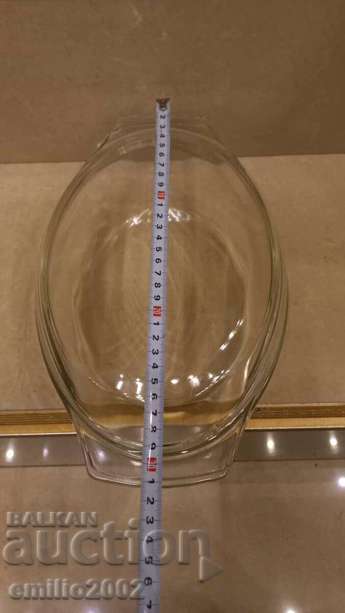 Auction  Jena pot with a fireproof lid