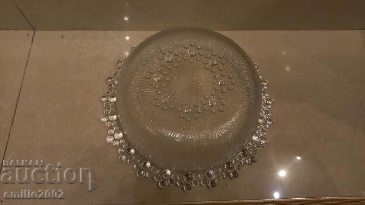 Δημοπρασία Γυάλινη φρουτιέρα ρετρό κοκ Δημοπρασία Γυάλινη φρουτιέρα ρετρό κοκ