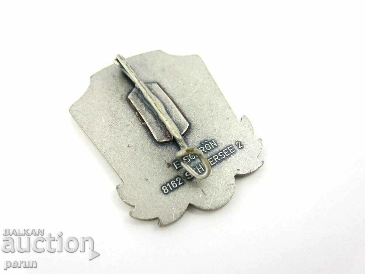 OLD GERMAN TOURIST BADGE with price 9.99 BGN | € 5.11 OLD GERMAN TOURIST BADGE with price 9.99 BGN | € 5.11