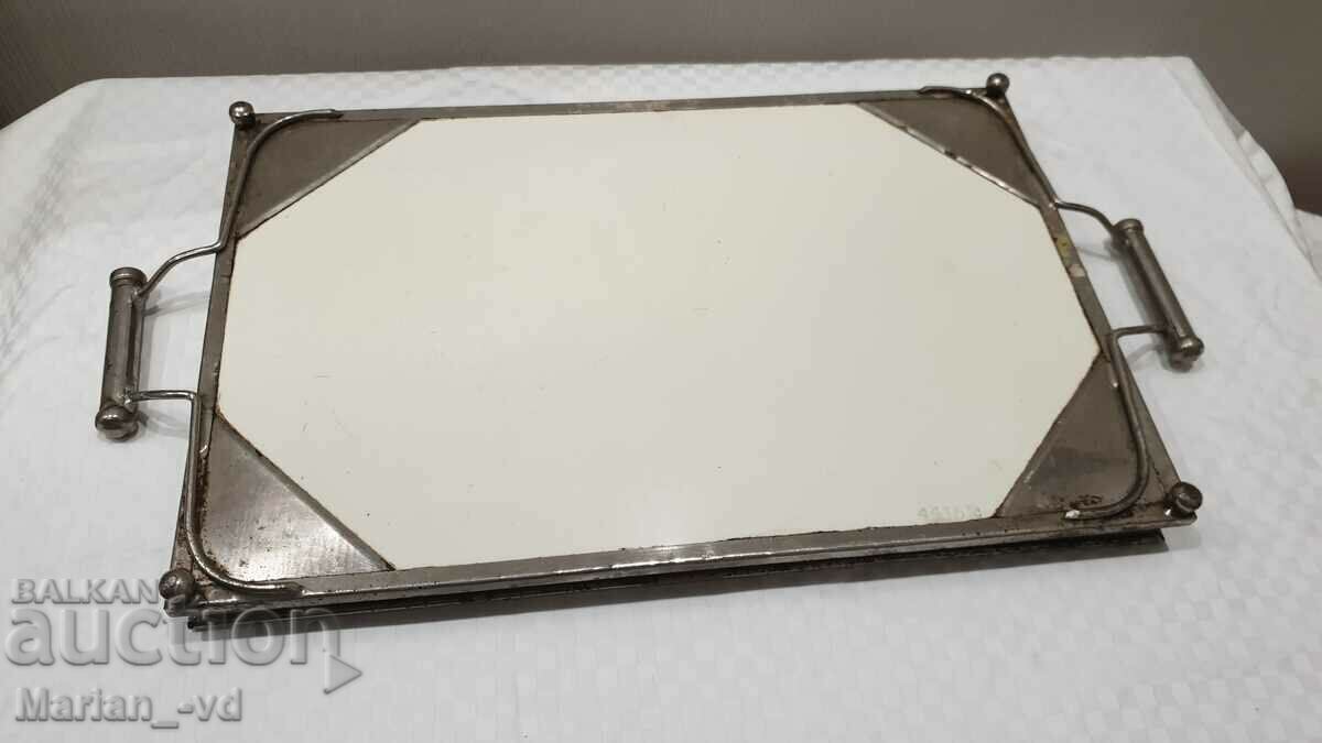 Antique porcelain tray porcelain sideboard with metal fittings - 5 Antique porcelain tray porcelain sideboard with metal fittings - 5