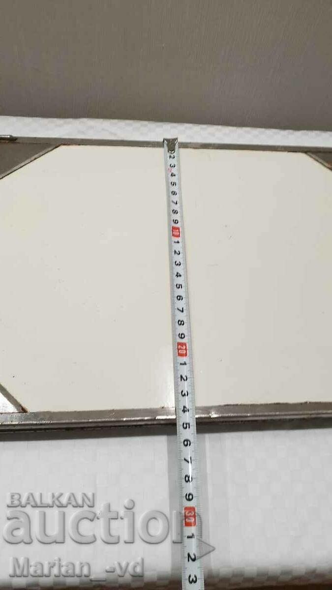 Antique porcelain tray porcelain sideboard with metal fittings - 6 Antique porcelain tray porcelain sideboard with metal fittings - 6