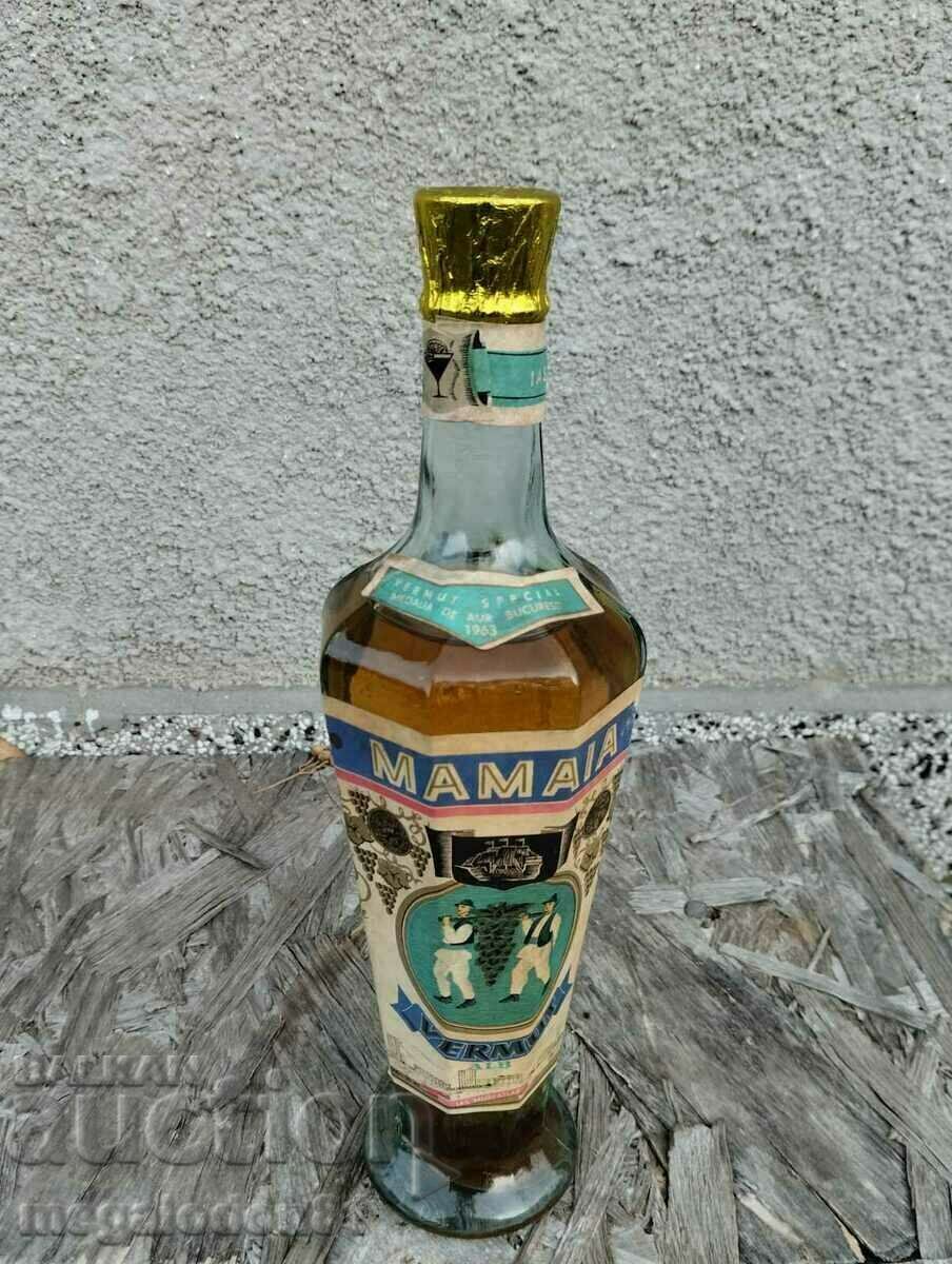 Auction Vermouth "Mamaia", Romanian, from social times, original Auction Vermouth "Mamaia", Romanian, from social times, original