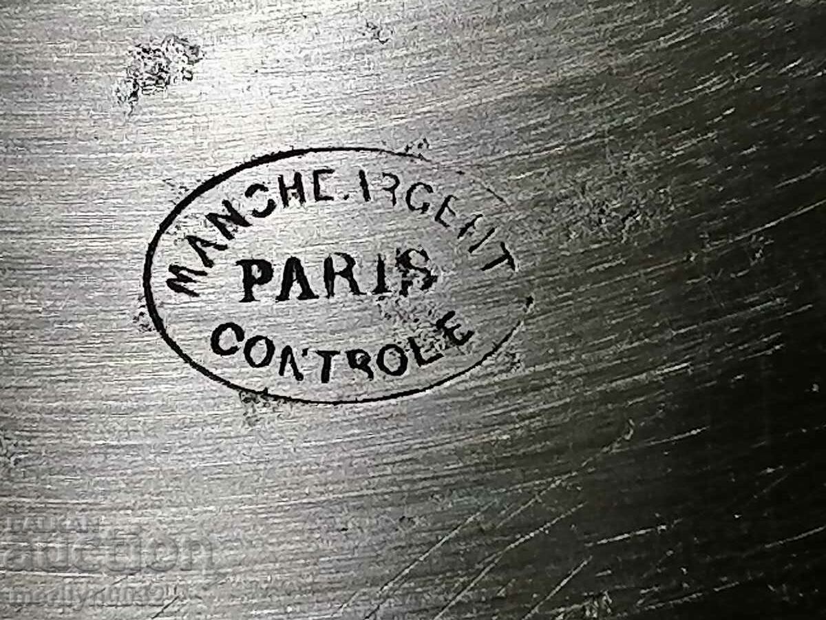 Auction Old French knife with seal and cania, dagger blade Auction Old French knife with seal and cania, dagger blade