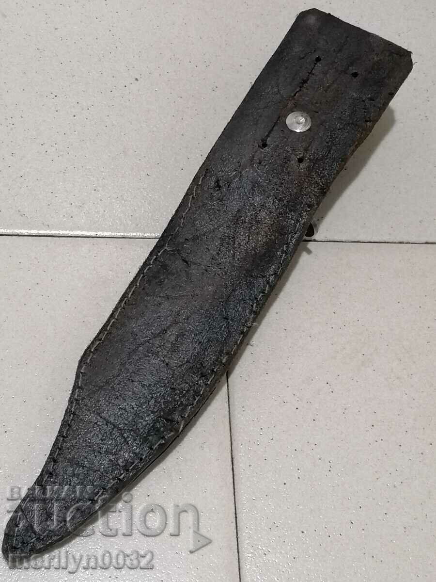 Old hunting knife with kaniya, dagger blade - 7