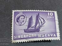 Пощенска марка  SINGAPORE MALAYA