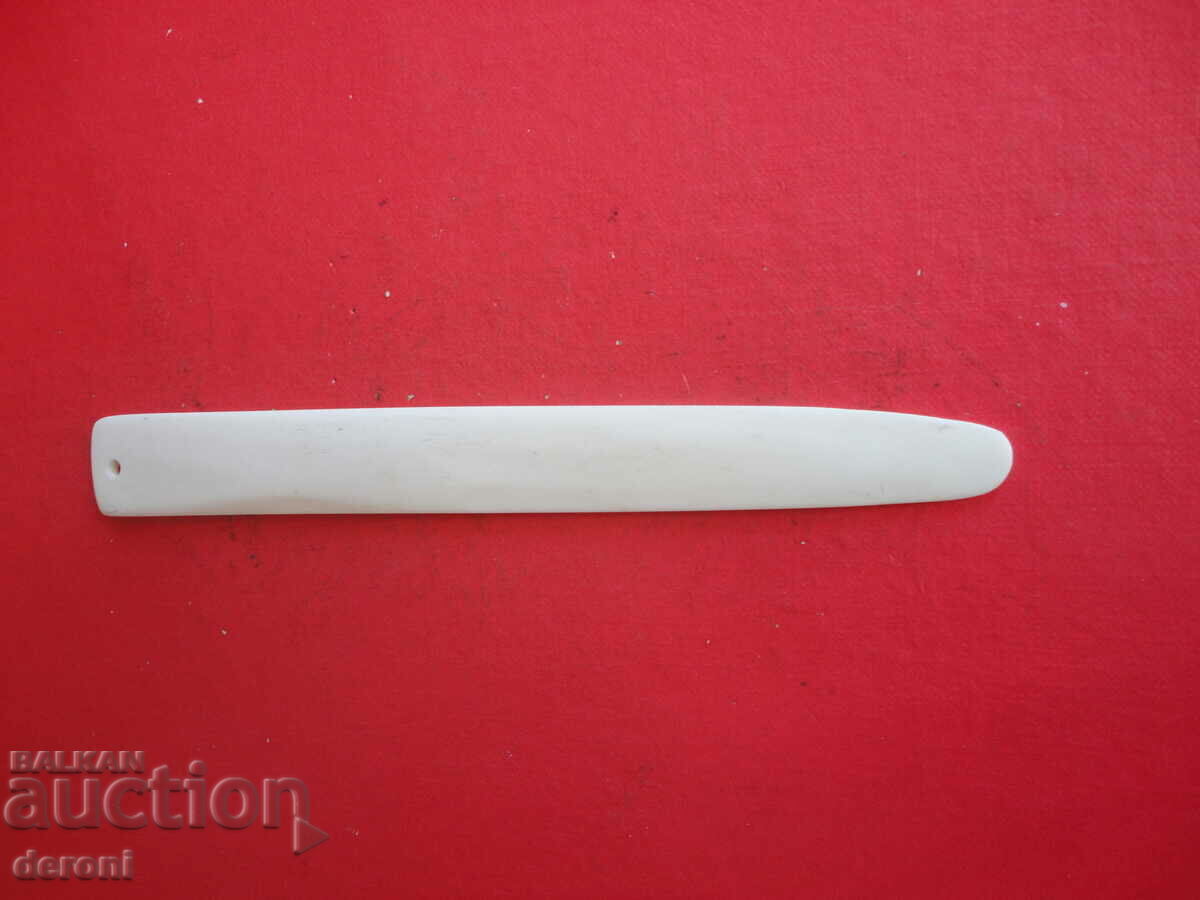 Antique bookbinding knife made of bone - 5 Antique bookbinding knife made of bone - 5