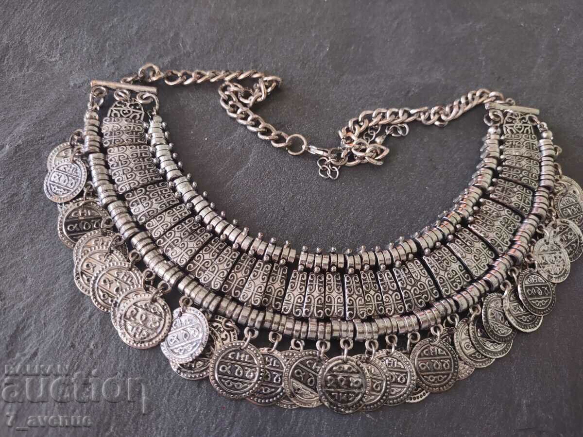Massive heavy necklace, ethnic dance costume, 11/22/2023 with price 69.00 BGN | € 35.28