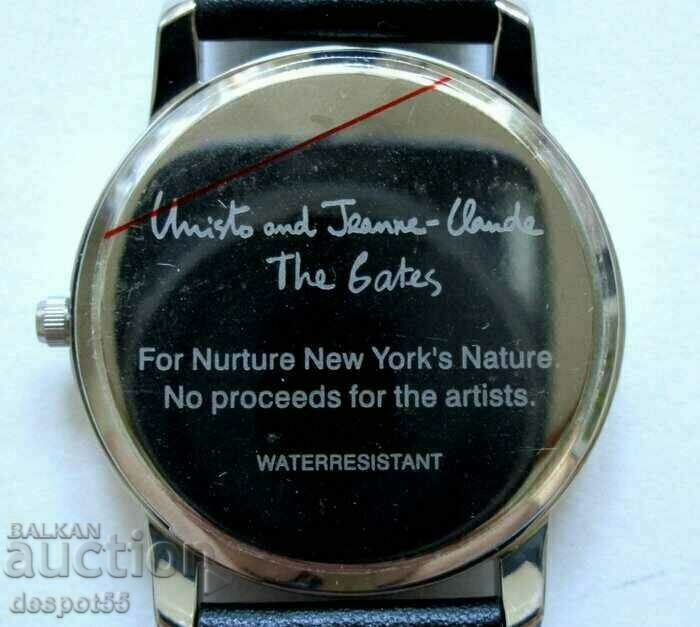 Auction 2005. USA - Christo and Jean-Claude. The Gates (The Gates). Clock Auction 2005. USA - Christo and Jean-Claude. The Gates (The Gates). Clock