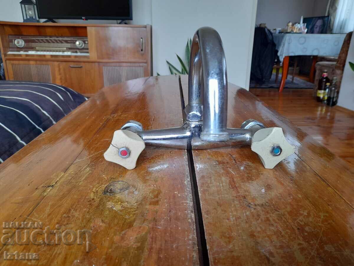 Old tap mixer, battery Old tap mixer, battery