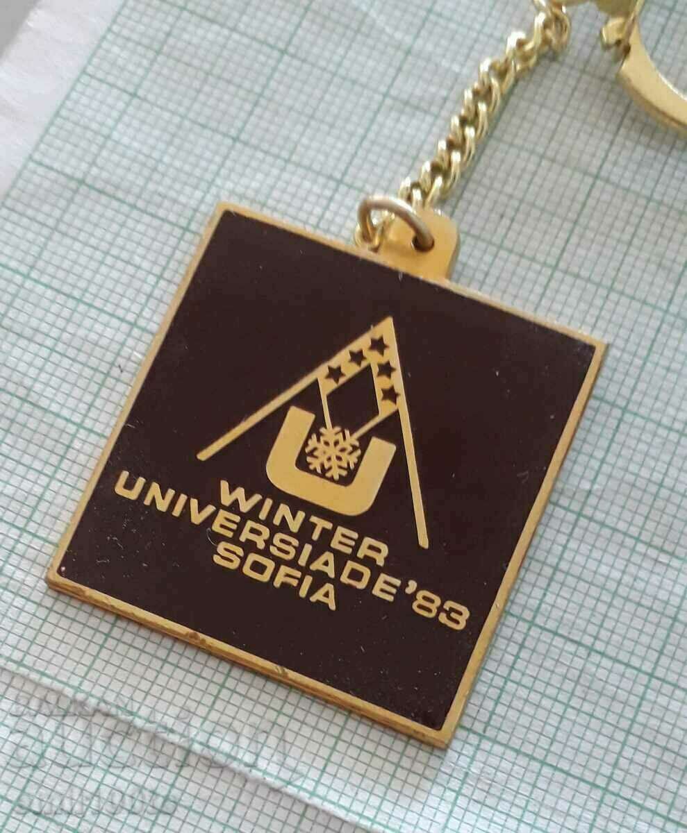 Auction  Key ring Winter Universiade Sofia 83