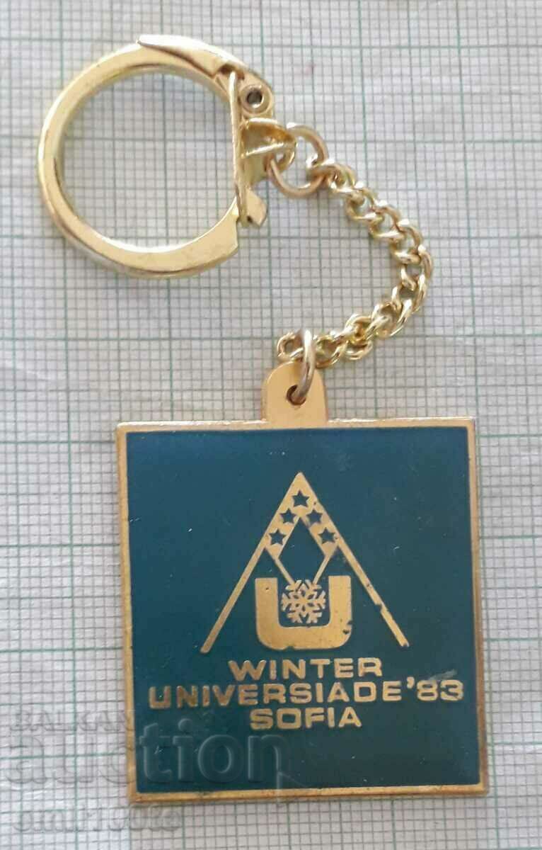 Breloc Universiada de iarnă Sofia 83