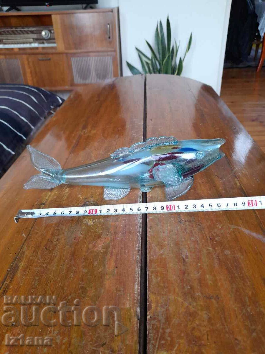Auction Glass figure, figurine, fish Auction Glass figure, figurine, fish