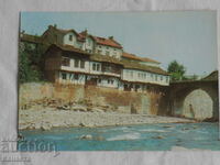 Troyan το ποτάμι και παλιά σπίτια 1974 K 397