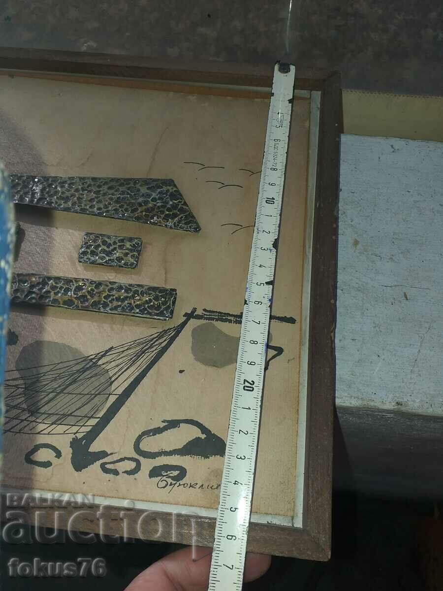 Old interesting painting Nessebar signed and dated - 7 Old interesting painting Nessebar signed and dated - 7